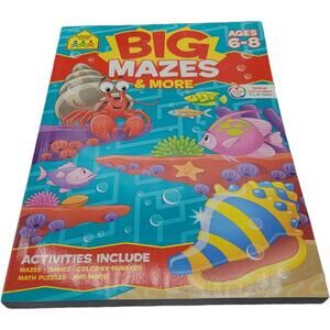 Big Mazes & More Workbook Ages 6-8